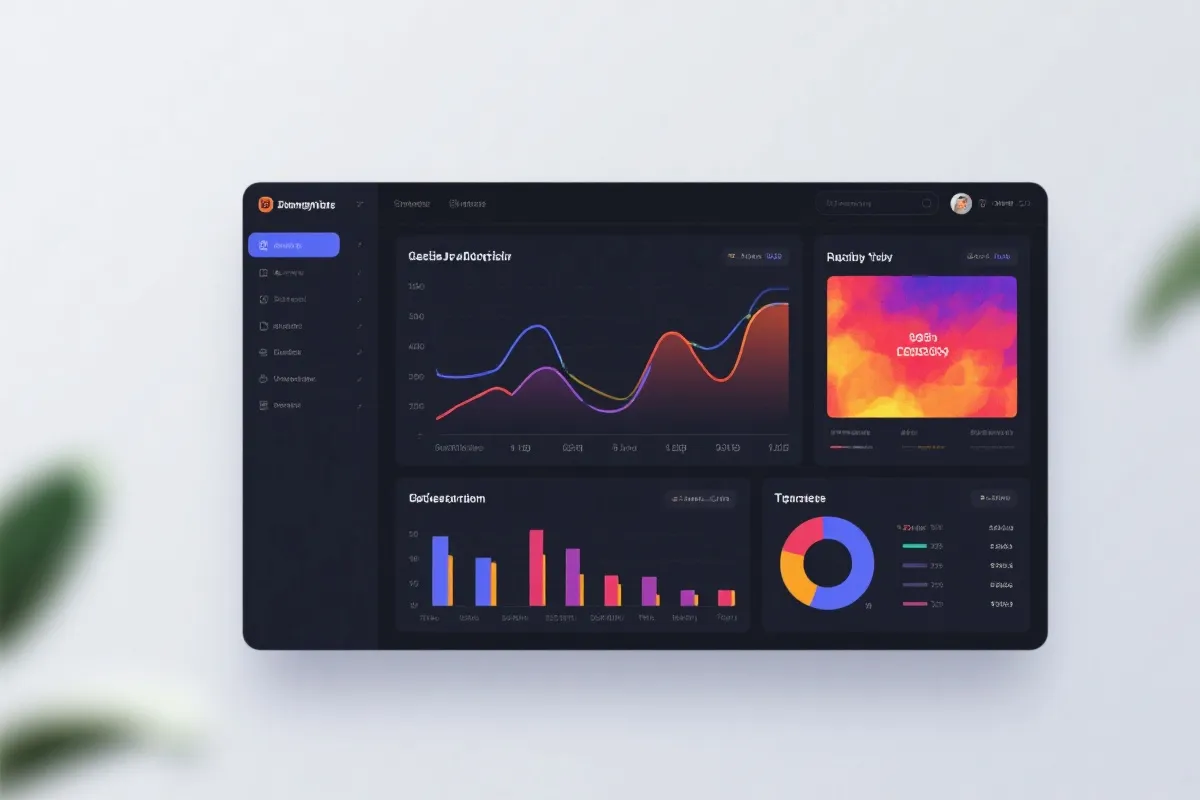 数据面板示意图